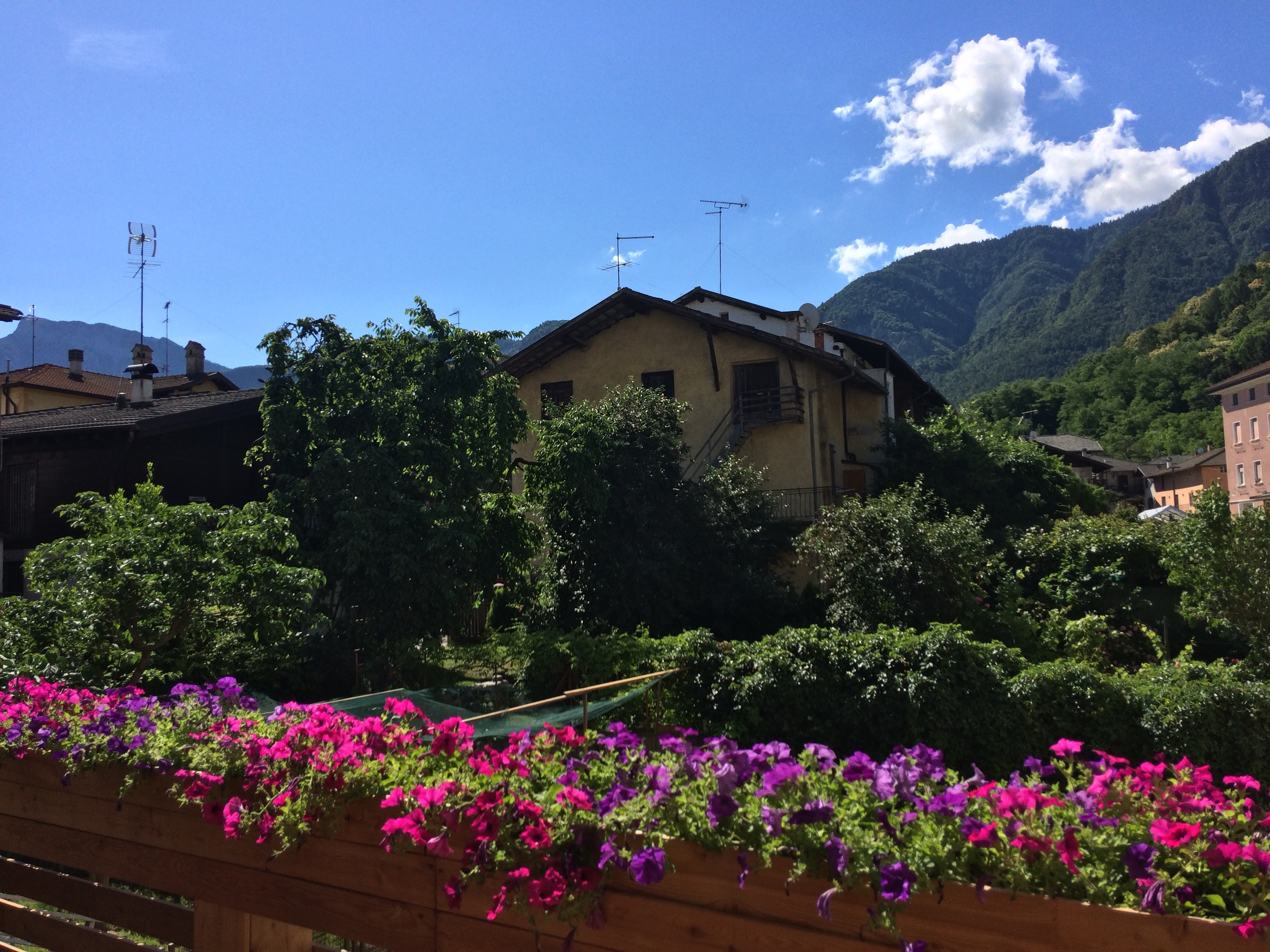 vista dal balcone